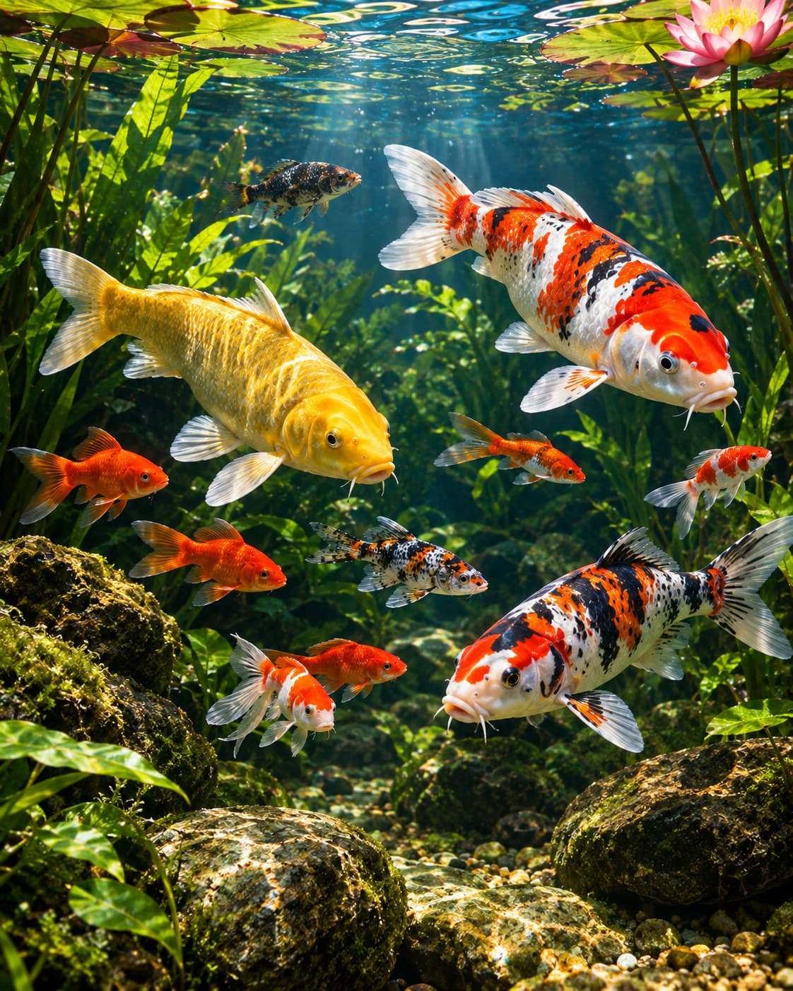 Bassin extérieur à poissons rouges Crockpet