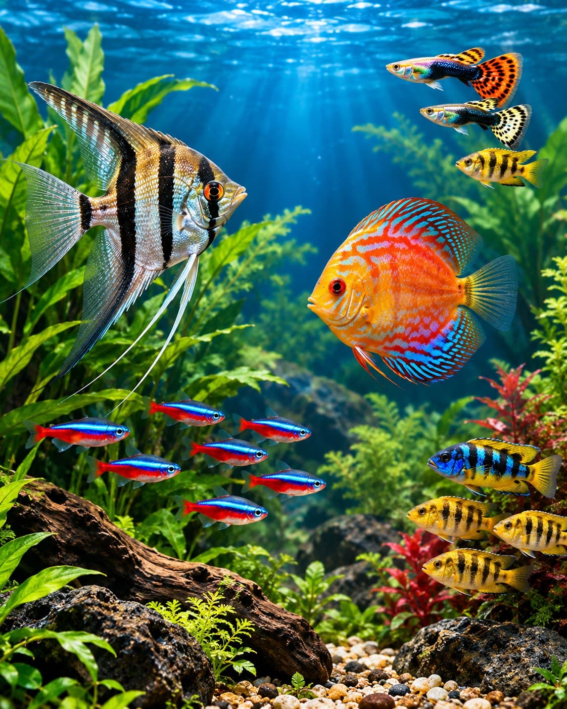 Aquarium d'eau tropicale Crockpet