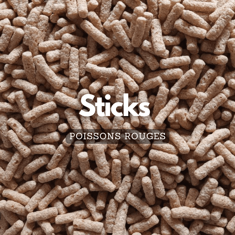 Sticks de nourriture pour poissons rouges